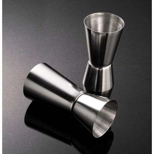 1PC Premium Stainless Steel Bar Measures Jigger Bar Party Wine Cocktail Shaker Jigger Kit Dual Spirit Drink Measure Cup Bar Tool