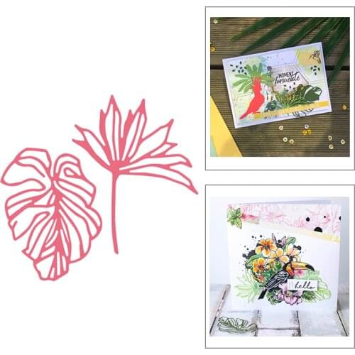 2020 New Plant Flower Leaf Metal Cutting Dies For DIY Embossing Cut Paper Decoration Greeting Card Album Scrapbooking No Stamps