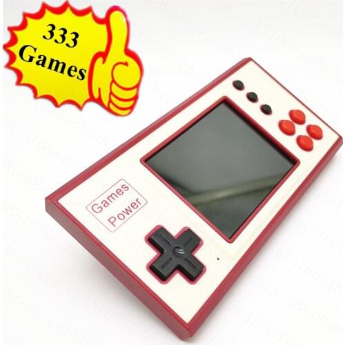 Games Power Mini Retro Handheld Game Console Portable Game Player for Nes Games with 333 Games AV Out Rechargeable Gift for Kid