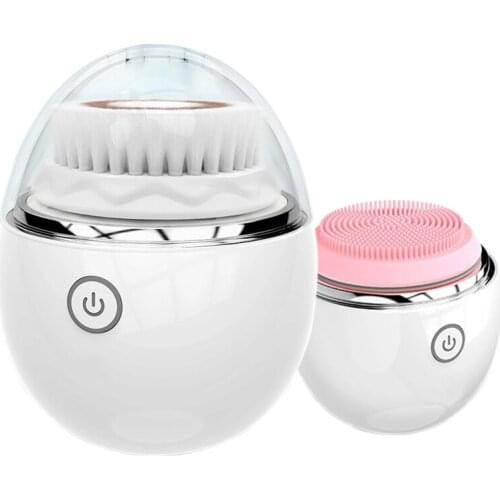 NEW Electric Silicone Facial Cleansing Brush Massager Blackhead Remover Acne Pore Cleanser Waterproof Face Washing Machine