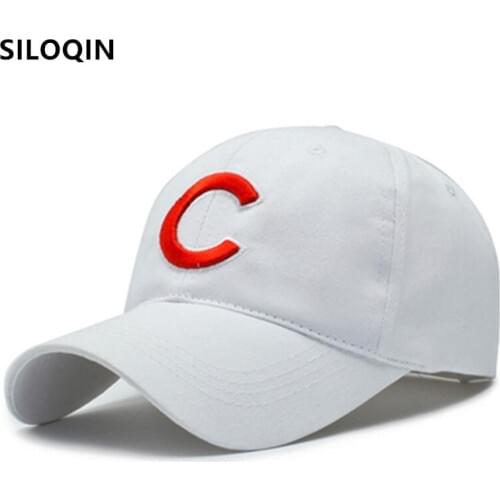 SILOQIN adjustable new three-dimensional letter embroidery baseball caps for men women casual cotton sports cap snapback hat