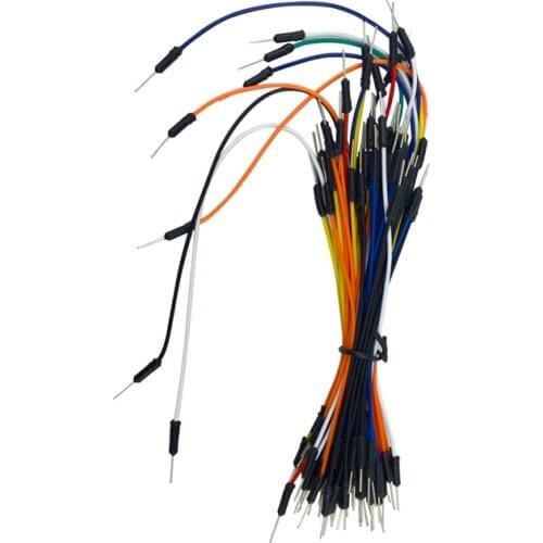 65pcs/lot Jumper Wire Cable Male to Male Jumper Wire for A rduino Breadboard 65 jump wires for Orange Pi Raspberry Pi
