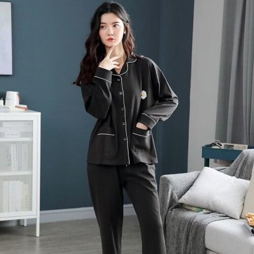 Женские хлопковые пижамы SOUGEN China At AliExpress