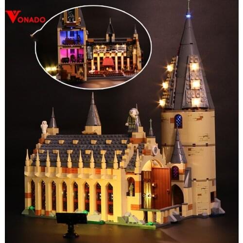 Led Light Set For 75954 Harry Movie 16052 Great Hall Building Blocks Bricks Toys (only Led Lights)