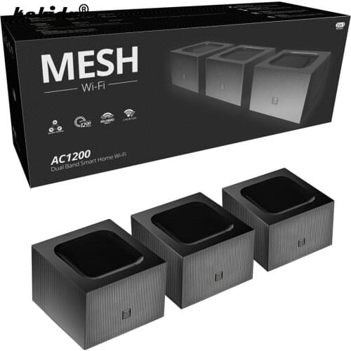 Kebidu 3Pcs Ac1200 2.4G/5.0Ghz Mesh Wifi Router Home Outdoor Wifi Wireless Router Easy Set Up, App Remote Manage Pk Mw6 Newest