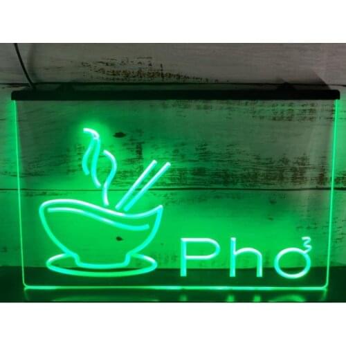 I459 Pho Vietnamese Vietnam noodle Food LED Neon Light Sign