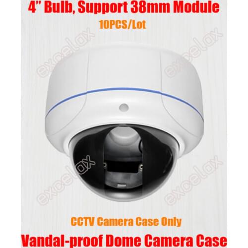 10PCS/Lot Vandal-proof Varifocal Dome Camera Case IP CCTV Security Ceiling Mount Metal Vandal Resistant Housing Casing