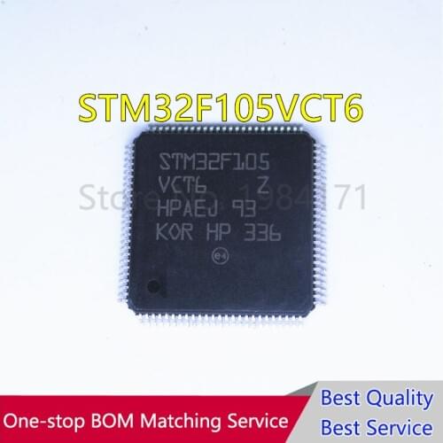 10pcs STM32F105VCT6 STM32F105VC LQFP100 New