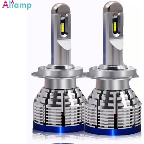 T H11 LED H7 H1 Car Ligh Head Lamp H8 H4 Bulbs Auto HB3 9005 HB4 9006 9012 CSP Ultra Thin 1860 Chip 12V 60W 6000LM 6000K 4Pcs