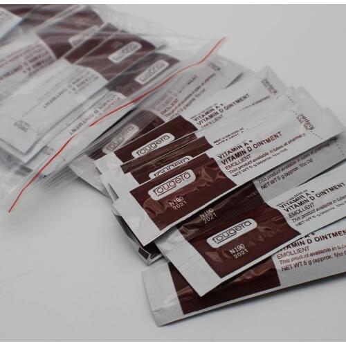 50Pcs Tattoo Aftercare Cream Fougera Vitamin Ointment A&D Anti Scar Tattoo Recovery Permanent Makeup Tattoo Supplies