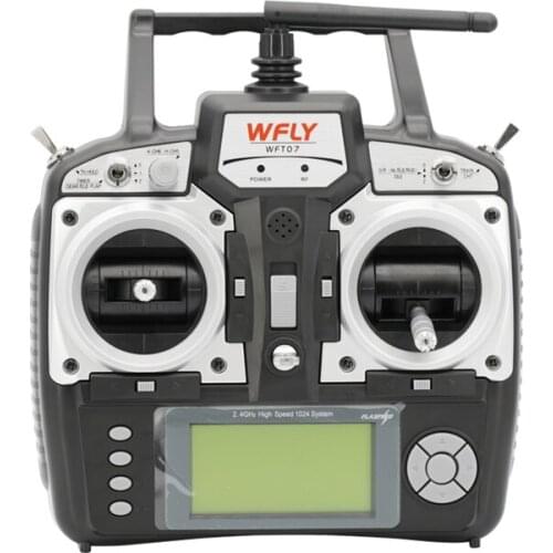 7-channel, 2.4G model aircraft remote control, wft07 ET07 fixed wing multi axis transmitter genuine