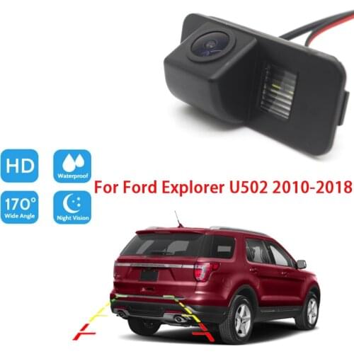 Car Rear View Camera For For Ford Explorer U502 2010 2011 2012 2013 2014 2015 2016 2017 2018 CCD HD Night Vision Reverse Camera