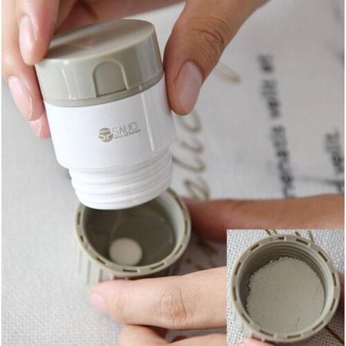 Baby Grinding Powder Sprayer Portable Medicine Box Multi-Functional 3-In-1 Cutting Device Baby Food Mills Pill Box Container