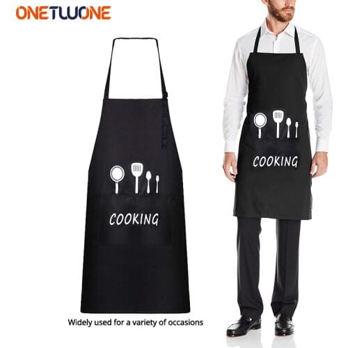Waterproof Oil Cooking Apron, Chef Aprons for Women Men Kitchen Bib Apron Idea for Dishwashing Cleaning Painting