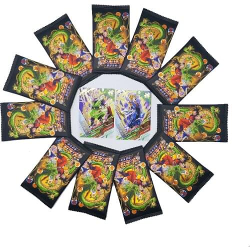 Limited Edition DRAGON BALL Anime Figures Son Goku Super Saiyan SSP UR Stamping Flash Card Kids Christmas Gifts