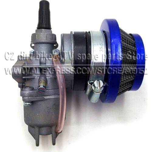 Pocket Bike 47cc 49cc engine carb carburetor with Pod Air Filter 2 stroke for Mini Quad ATV Dirt Bike MiniMoto Go Kart Buggy