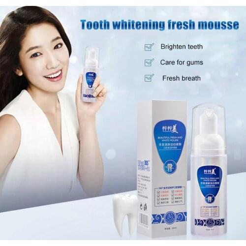 Hot Teeth Whitening Mousse Toothcreme Foam Whitening Mousse Foam Deeply Cleaning Remove Bad Breath SSwell