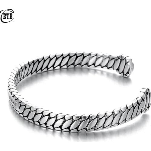 New Arrival Vintage Design Cuff Wristband High Quality Ancient Silver Plated Buddha Bracelet Banquet Accessory Women Gift