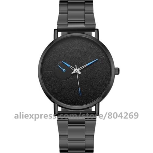 Wholesale Casual Men Bussiness Sport Quartz Watch Alloy Round Band Watch Watches Top Brand Luxury Relogio Masculino Casual Clock