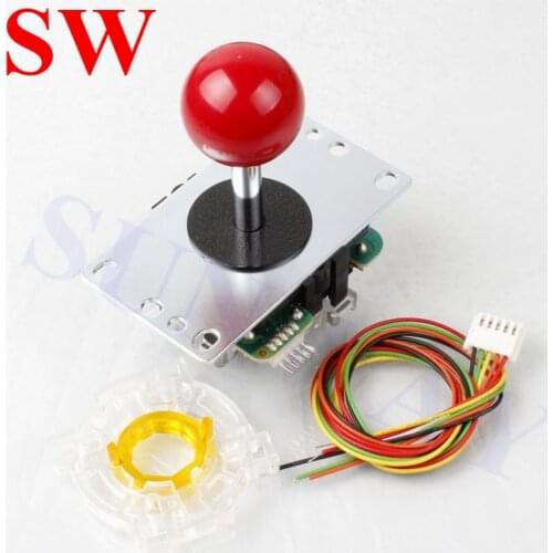 Genuine Original Sanwa JLF-TP- 8YT 5Pin 4 - 8 Way Stick + GT Y Octagonal Gate For Arcade Joystick Mame jamma SNK KOF Parts