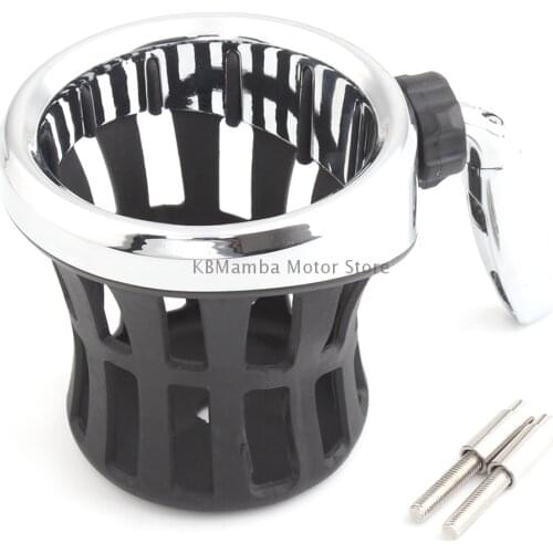 Motorcycle Drink Cup Holder Passenger Bottle Water Cup For Harley Breakout Fat Bob Low Rider Deluxe Dyna XL1200 883 Softail