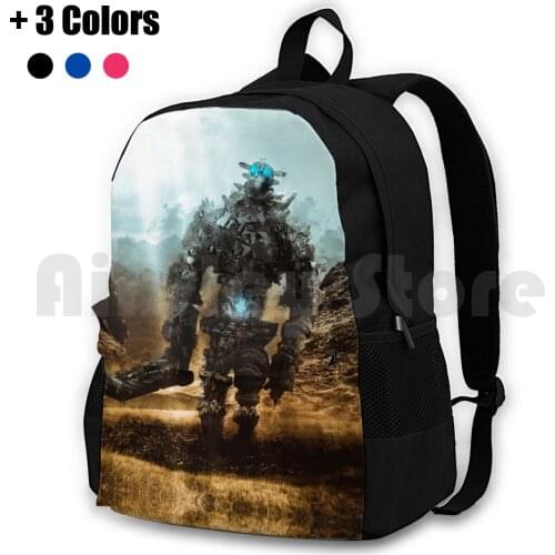 Shadow Of The Colossus Outdoor Hiking Backpack Riding Climbing Sports Bag Collection Shadow Of The Colossus Giant Games Cult