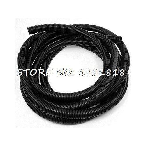 Electric Wire Protector 28mm Dia Corrugation Split Loom Tubing Pipe 5M