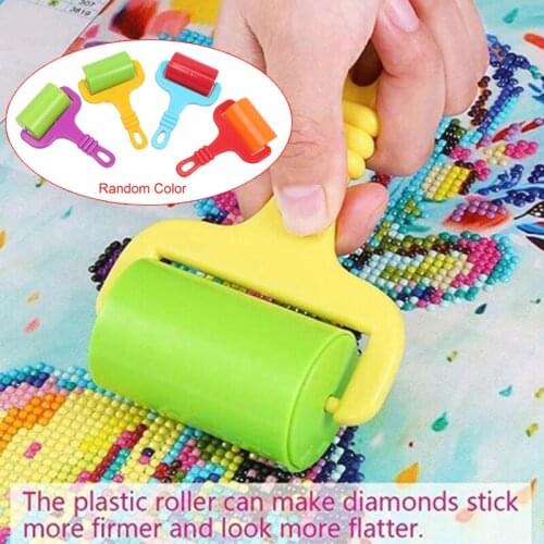 5D Diamond Painting Roller Plastic Rubber Roller DIY Craft Clay Flattening Pressing Smoothing Tools Free Arts,Crafts & Sewing