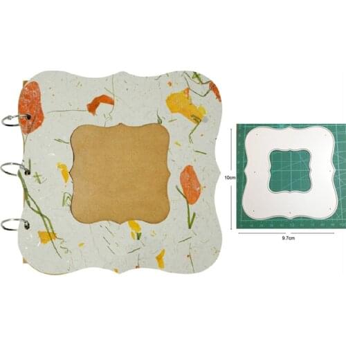 Christmas Lace Frame Metal Cutting Dies Stencils dies for DIY Scrapbooking dies Decoration Paper Craft dies Embossing Die Cut