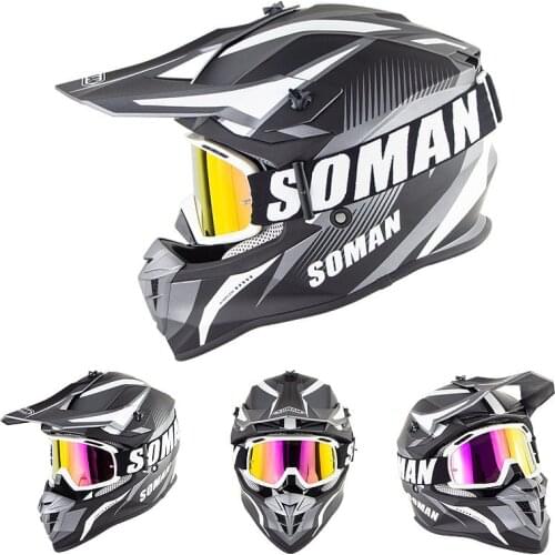 ECE standard Motocross Helmet Off Road Professional ATV Cross Helmet MTB DH Racing Motor Helmet Dirt Bike Capacete de Moto casco