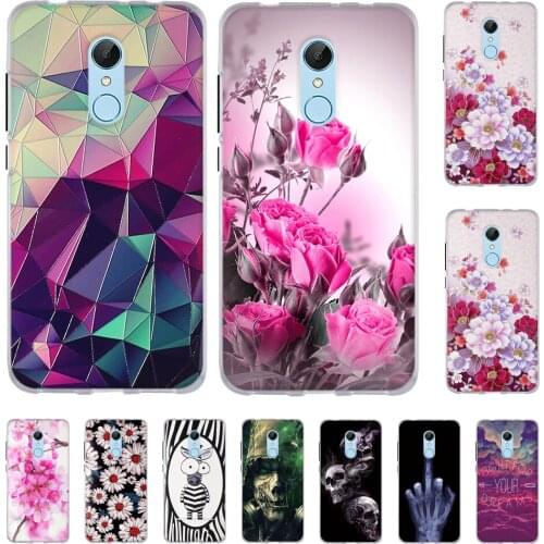 Back TPU Silicone Case For Xiaomi Mi Redmi 5 Colorful Cartoon Soft Phone Cover For Redmi5 Painted Cases Mobile Phone Shells Capa