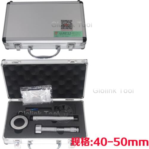 40-50mm 0.005mm Three-point internal Micrometers three point inside micrometer 40-50mm Gauge Measurement Tool