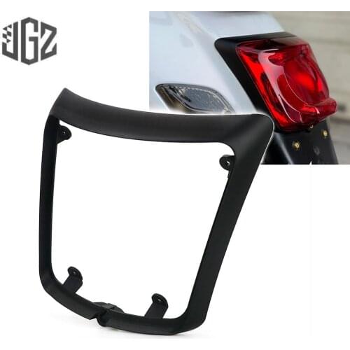 Motorcycle ABS Rear Lamp Protective Cover Housing Black Tail Light for VESPA GTS 250 300 GTV 300 2019 2020 2021 Taillight Cover