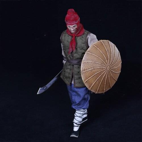 1/6 KLG012 Ming Dynasty Series Qi Jiajun Knife and Shield Hand 12-inch action figure model toy collection