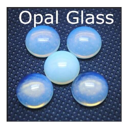 20pcswholesale nature stone cabochons for charms earrings bracelets making round shapes 10mm opal glass sodalite red stone lava