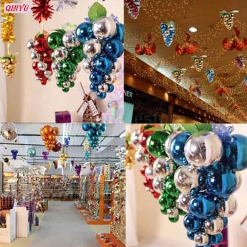24pcs Christmas Tree Ball Decorations DIY Xmas Party Wedding Ball Baubles Hanging Ornament For Home Christmas Decoration 3cm 5Z