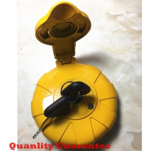 Free shipping for Excavator VOL fuel tank cap EC55/140/210/240/290/360 diesel tank cover accessories