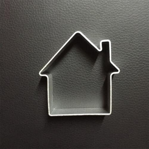 Free shipping house shape aluminium alloy Cookies Cutter cookie mold pudding mold