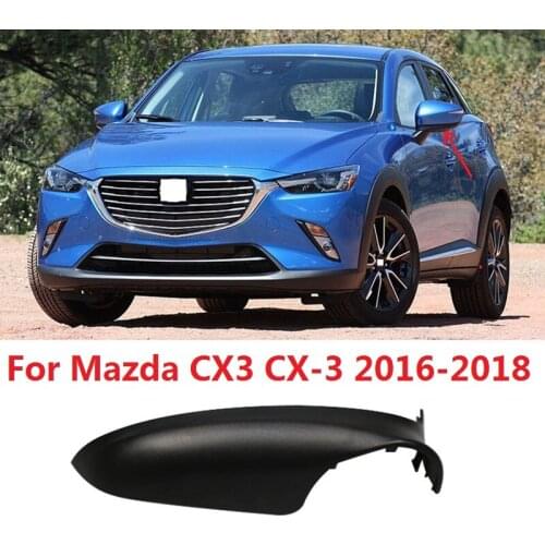 CAPQX For Mazda CX3 CX-3 2016 2017 2018 Outside Rearview Mirror Base support Cover mirror holder protect Shell