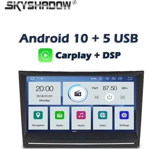 Carplay DSP PX6 IPS Android 10 4GB + 64GB 8 inch Wifi GPS Map RDS Auto Radio Bluetooth 2 Din Car DVD Player For Porsche Cayman