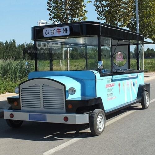 Electric Tuk Tuk Mobile Food Carts Hot Dog Halal Shop Ice Cream Truck Sale