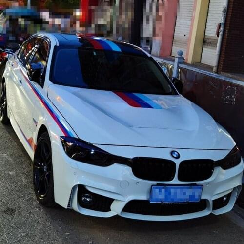 Graphics Door Waist Lines Stripes Car Hood Tail Roof Sticker Decal For-BMW Sport 1/3/4/2/6/5/7 series M3M4M5 ///Performance