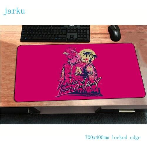 Hotline miami mousepad 700x400x3mm big Computer mouse mat gamer gamepad pc gamer High quality gaming mousemat desk pad padmouse