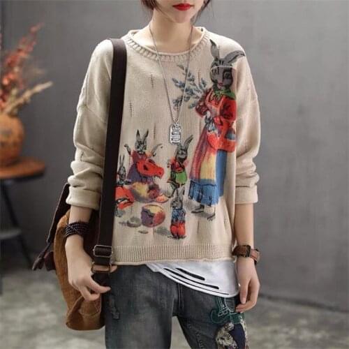 Женские вязаные пуловеры Hukuidept China At AliExpress