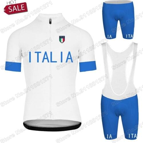 ITALIA Pro Team 2021 Mens Cycling Jersey Set Summer Bicycle Clothing Road Bike Shirts Suit Bicycle Bib Shorts MTB Ropa Maillot