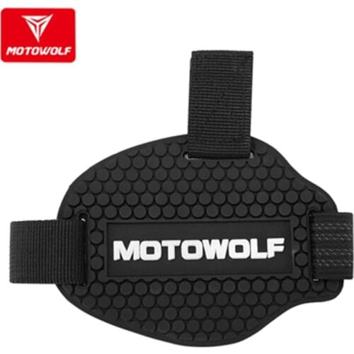 MOTOWOLF Universal Motorcycle Gear-shift foot cover Gear cover Shoe rubber protective cover Riding gear lever pad