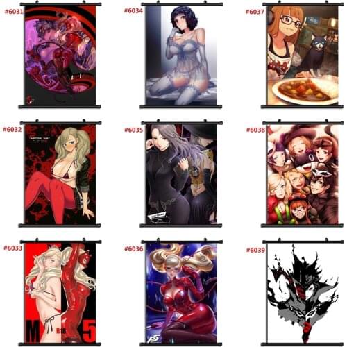 Shin Megami Tensei PERSONA 5 Anime manga wall Poster Scroll aa