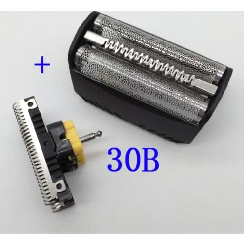 Replacement Shaver Cutter & Foil screen Frame 30B For BRAUN 3 Series SmartControl 197 195 199 197S 195S 310 330 340 4740