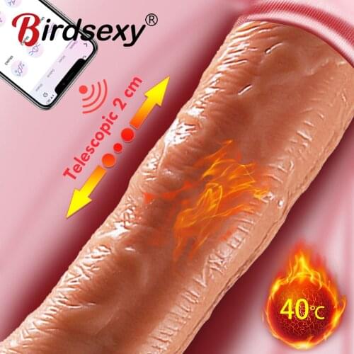 Sex Toys Bluetooth Dildo Vibrator for Woman Vagina Simulation APP Remote Big Penis Realistic Huge Adults Sex Toy for Women Shops