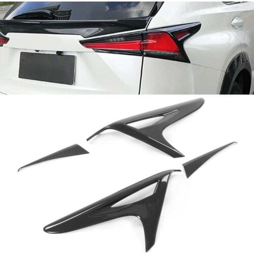 Car Mirror car styling Rear Tail Lamp Taillight Trim Carbon Fiber Decoration Fit for NX200 200t 300h 2016-2020 car mirror